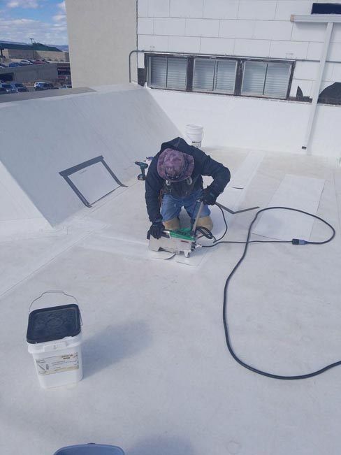 Flat Roof Installation Project