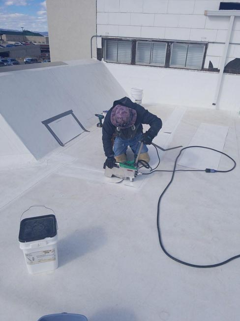 Flat Roof Installation Project Flat Roof Installation Project