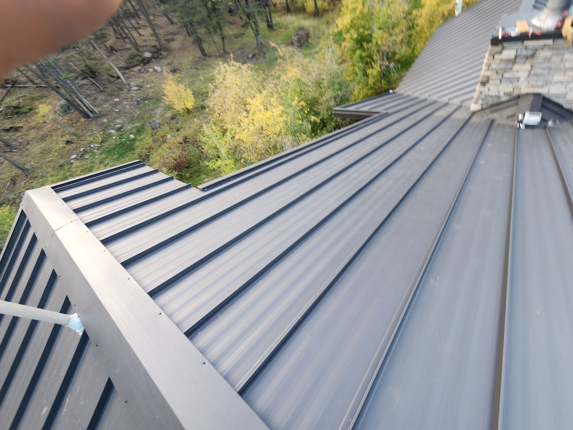 New Metal Roofing Installation New Metal Roofing Installation