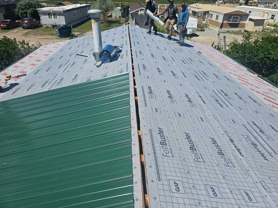Residential Metal Roof Installation Service Residential Metal Roof Installation Service